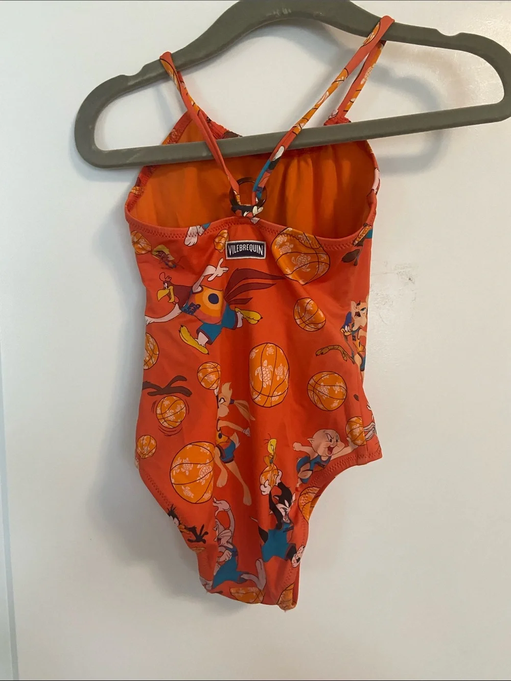 Vilebrequin Orange Looney Tunes Kids One-Piece Swimsuit